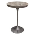 thumbnail image 4 of Beckham 30" Round Bar Height Table w/ Solid Mango Wood Top in Grey Finish w/ Gun Metal Base by Diamond Sofa, 4 of 7