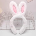 thumbnail image 5 of ‌Alaiyaky Bunny Ears Headband, Easter Plush Rabbit Ears Headband Bunny Teeth Bunny Cosplay Costume Fancy Dress Up Accessories Easter Egg Hunt Decorations Party Spring Celebrations, 5 of 7