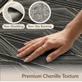 thumbnail image 6 of ODIKA 9'x12' Washable Area Rug Non-Shedding, Easy Care Large Minimalist Blackrug Symmetrical Block Motif Covering Border for Master Suite, California King, Under Bed, 6 of 7