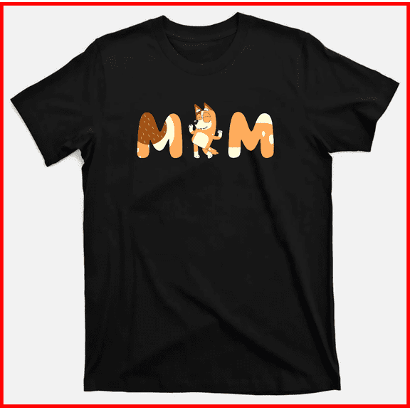 Bluey Family Era Cartoon Character Birthday Party Group Fan Tee Unisex T-Shirt V51280, up to Size 5XL