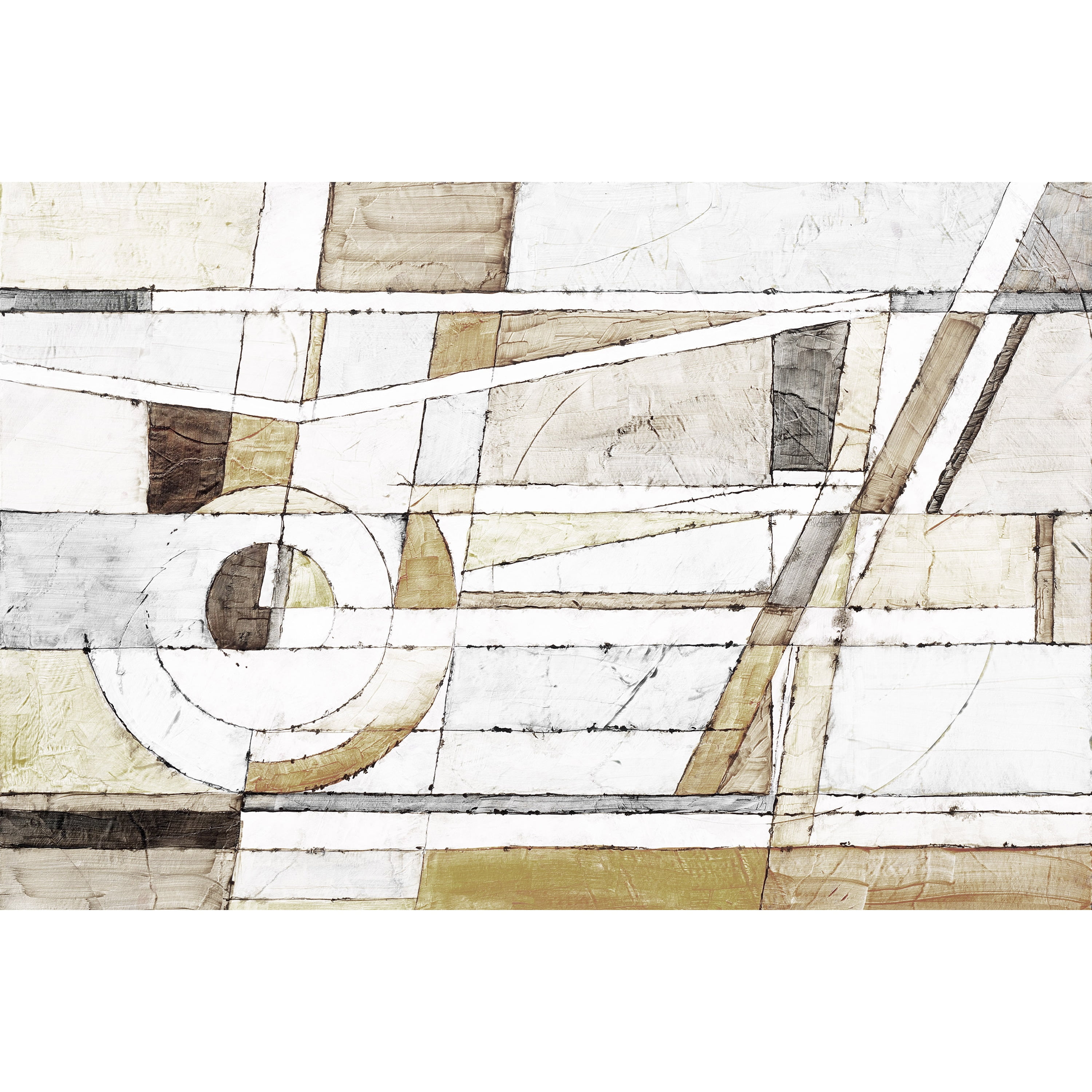 "Pieces" Painting Print on Wrapped Canvas