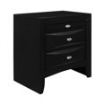 Global Linda Nightstand Black