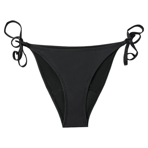 Panties for Women,High Waisted Leakproof Swim Bottoms Full Coverage Bikini Swimwear For Women And Girls Comfortable Secure Swim Beachwear,Womens Underwear,Black,XL