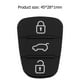 thumbnail image 2 of Pad Key 3 botones de goma para Hyundai Kia Flip Remote Car Shell (sin letra), 2 of 6