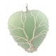 thumbnail image 5 of Moda Cristal natural Gemstone Heart Tree Charms Heart Charms Tree of Colgantes para Collar Fabricación de joyas Verde perfecl Colgante de collar de árbol de la vida, 5 of 8