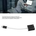 thumbnail image 3 of USB C Microphone Adapter, USB External Sound Card Lightweight Aluminum Alloy  for Laptop System, 3 of 8