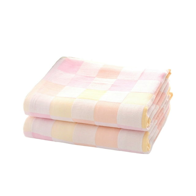 Pink Pink Oversized Microfiber Bath Towel Highly Absorbent Soft Quick Dry For Hotel Bathroom Spa Gym 27.55X55.11-Inch