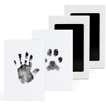 Baby Handprint and Footprint Ink Pads 2 Pack Paw Print Kits Non Toxic and Safe Print Kits |