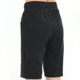thumbnail image 2 of Women Drawstring Cotton Spandex Casual Sports Bermuda Shorts, 2 of 6