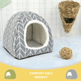 thumbnail image 5 of Wang jianhao Guinea Pig & Rabbit Hideout, 2-Pack Cozy Cave Bed for Small Animals like Hedgehogs & Ferrets, 5 of 6