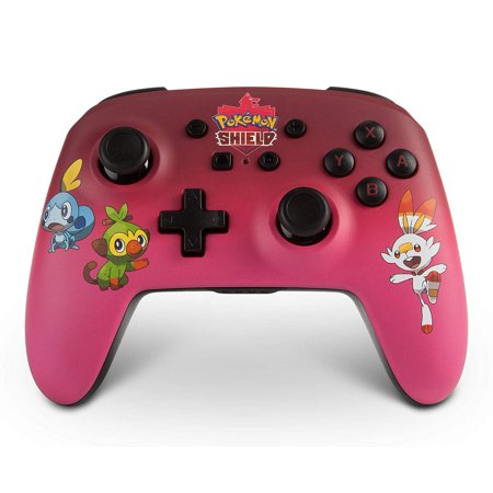 Restored PowerA Enhanced Wireless Controller For Nintendo Switch - Pokemon Shield 1512379-01 (Refurbished)
