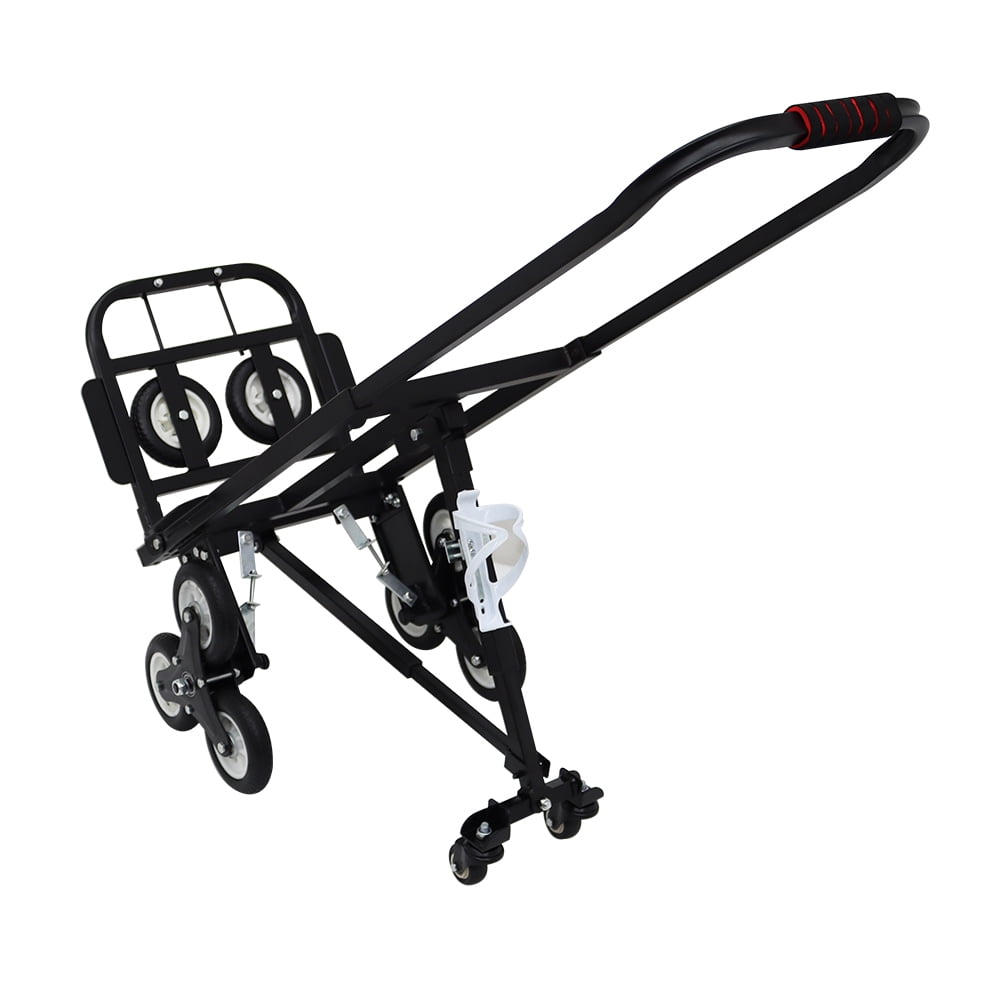 Carbon Steel Foldable Hand Truck Climbing Cargo Trolley Climbing Cart Handcart for Climbing Stairs