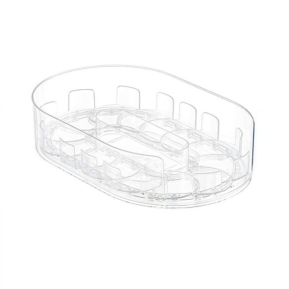 360° Rotating Turntable Organizer Space-Saving Solution for Kitchen,Refrigerator Cabinet Storage