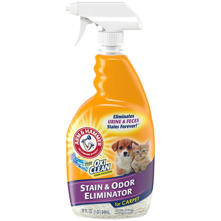 Arm & Hammer Pet Stain & Odor Remover Plus Oxiclean, 32 fl (Best Cat Odor Remover)