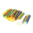 thumbnail image 1 of Bloques de construcción de paja Sunnimix juguetes coloridos de enclavamiento 700 piezas, 1 of 8