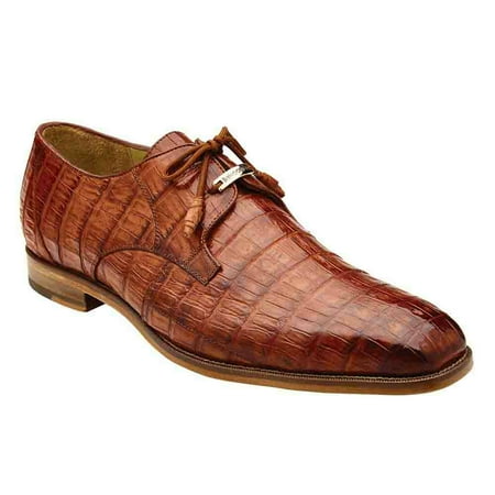 

Belvedere Umberto Antique Sport Genuine Caiman Crocodile Blucher Lace Shoes (13)