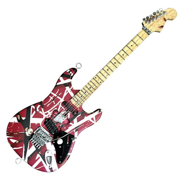 Eddie Van Halen Eddie Van Halen Frankenstein Red White Mini