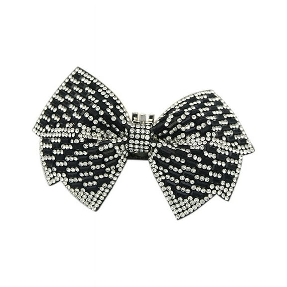 2Pcs Women Sparkle Bow Detachable Shoe Clips Removable Shoe Buckles Decorative Shoes Accessories for Wedding Party C,2 * Removable Shoe Clips