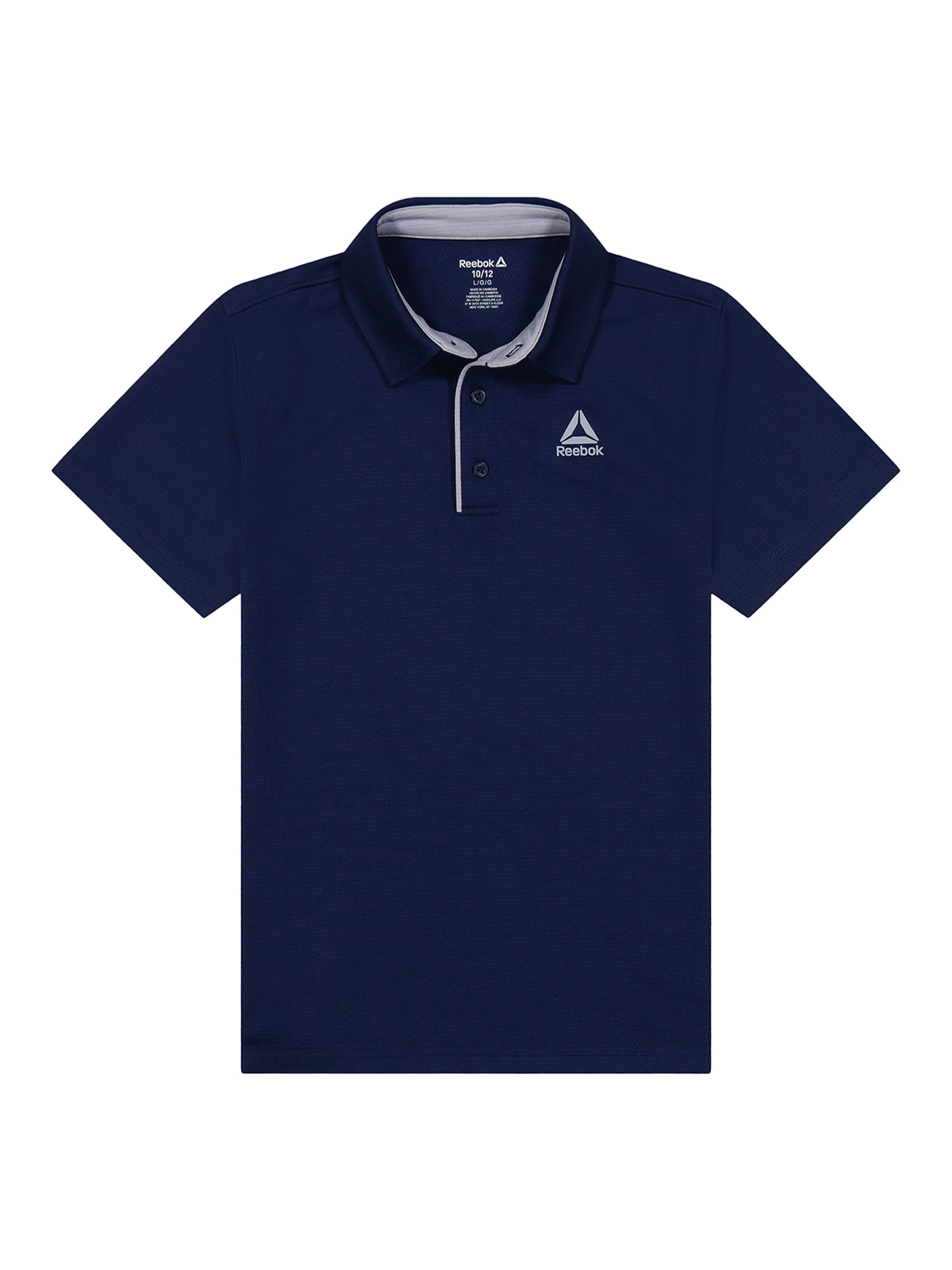 Reebok Boy's Performance Polo Uniform Shirt, Sizes 4-18