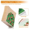 thumbnail image 5 of Yayeee Napkin Holder for Table Kitchen Paper Tissue Organization, American Footballs, 5 of 8