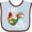 Blue and Chocolate, variant on Inktastic Farmer I Rule the Roost Rooster Boys or Girls Baby Bib