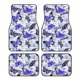 thumbnail image 1 of Fotbe Butterflies Juego de 4 Tapetes para Auto con Estampado – Alfombrillas de Goma Reforzada, Diseño Antideslizante, Protección para Todo el Año – Vehículos, Autos, Camionetas y SUVs, 1 of 7