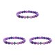 thumbnail image 2 of Pulseras de obsidiana Sonducket con cuentas de piedra natural joyería para mujer cuerda elástica ligera, 2 of 6