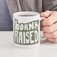 thumbnail image 4 of CafePress - Oregon Born & Raised - 11 oz Ceramic Mug - Novelty Coffee Tea Cup, 4 of 4