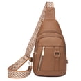 thumbnail image 2 of ibiyuan Sling Bag Anti-Theft Crossbody Bag Minimalist Daily Shoulder Bag for Women, Durable Leatherette Exterior Spacious Interior Elegant Everyday Crossbody Purse, 2 of 4