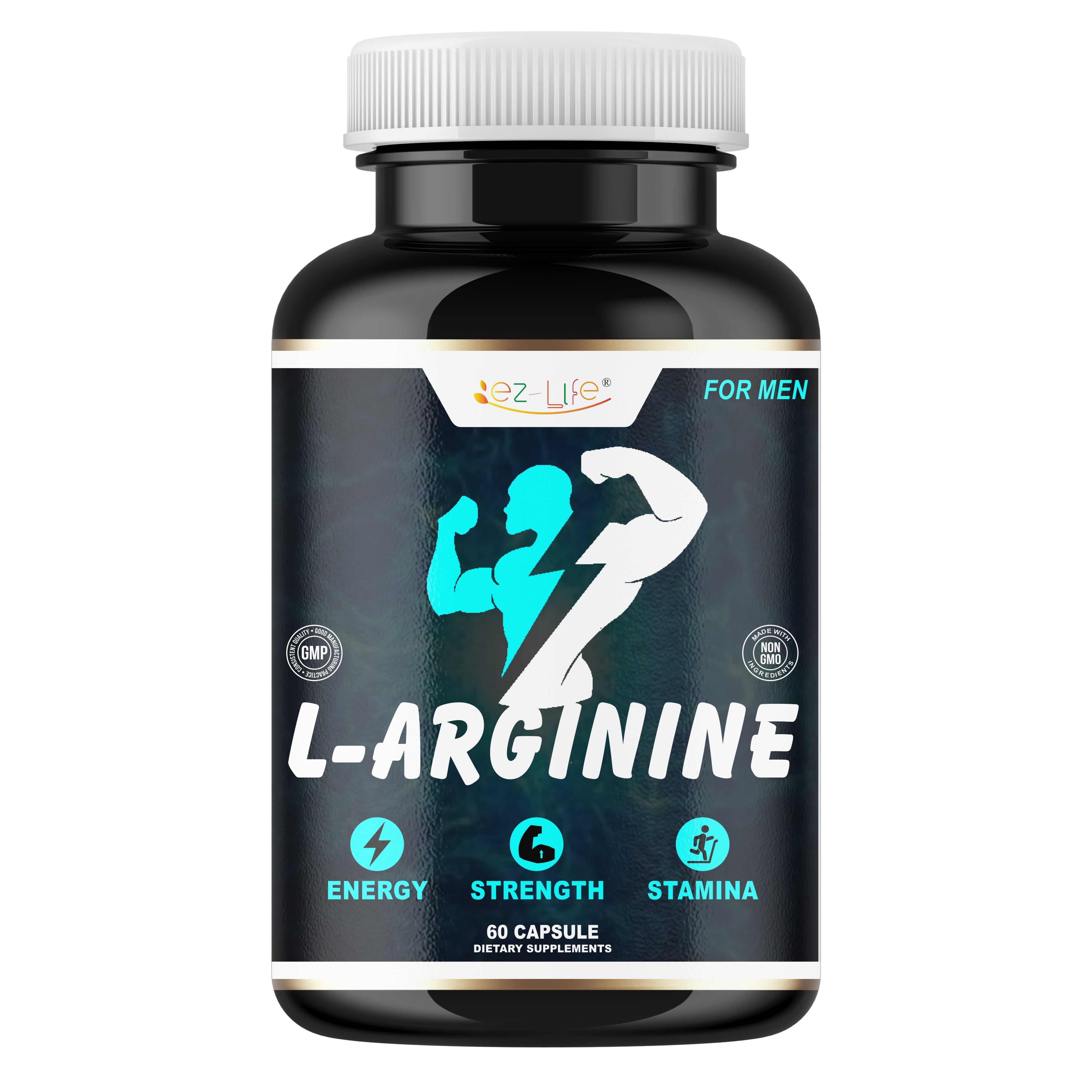 Extra Strength L Arginine Supplements for Stamina, Muscle, Vascularity