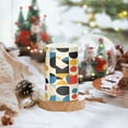 thumbnail image 2 of Yayeee Flameless Candles with Remote Flickering Battery Operated Multi Color Changing, Blue Geometric, 2 of 7