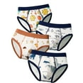 thumbnail image 2 of Miqool 4 Pack Toddler Little Boys Briefs, Cute Printed Soft Cotton Undies Potty Trainer Underwear Children Truck Panties Available in Sizes 3t, 4t, 5, 6, 7 8 and 9, 2 of 3