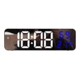 thumbnail image 2 of Reloj Despertador LED Macarena Despertador Digital Montado en la pared azul 12/24H, 2 of 8