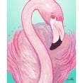 thumbnail image 3 of Medley, Elizabeth 15x17 Black Modern Framed Museum Art Print Titled - Flamingo Portrait, 3 of 5