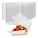 thumbnail image 2 of 100 cajas triangulares para tarta de queso, cajas para porciones de pastel, soportes triangulares para tartas, cajas para pasteles para fiestas y bodas., 2 of 5