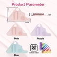 thumbnail image 4 of braveheart Beauty Auxiliary Tool Pad Dual Shower Options For Comfort Purple, 4 of 6