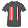 thumbnail image 4 of Bingfone Vertical Stripes Men'S Loose Fit Short-Sleeve Pocket T-Shirt, 4 of 7