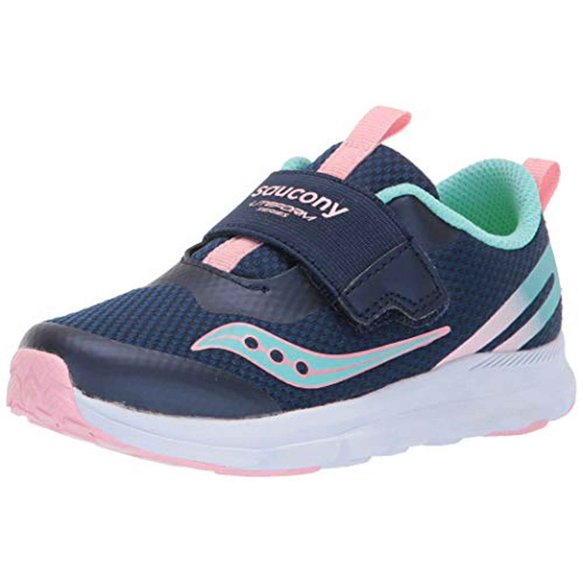 Girls Baby Liteform Sneaker Navy Turquoise 4.5 Wide Toddler
