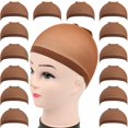 thumbnail image 1 of 28 pack Brown Wig Caps,Elastic Nylon Stocking Caps, 1 of 5
