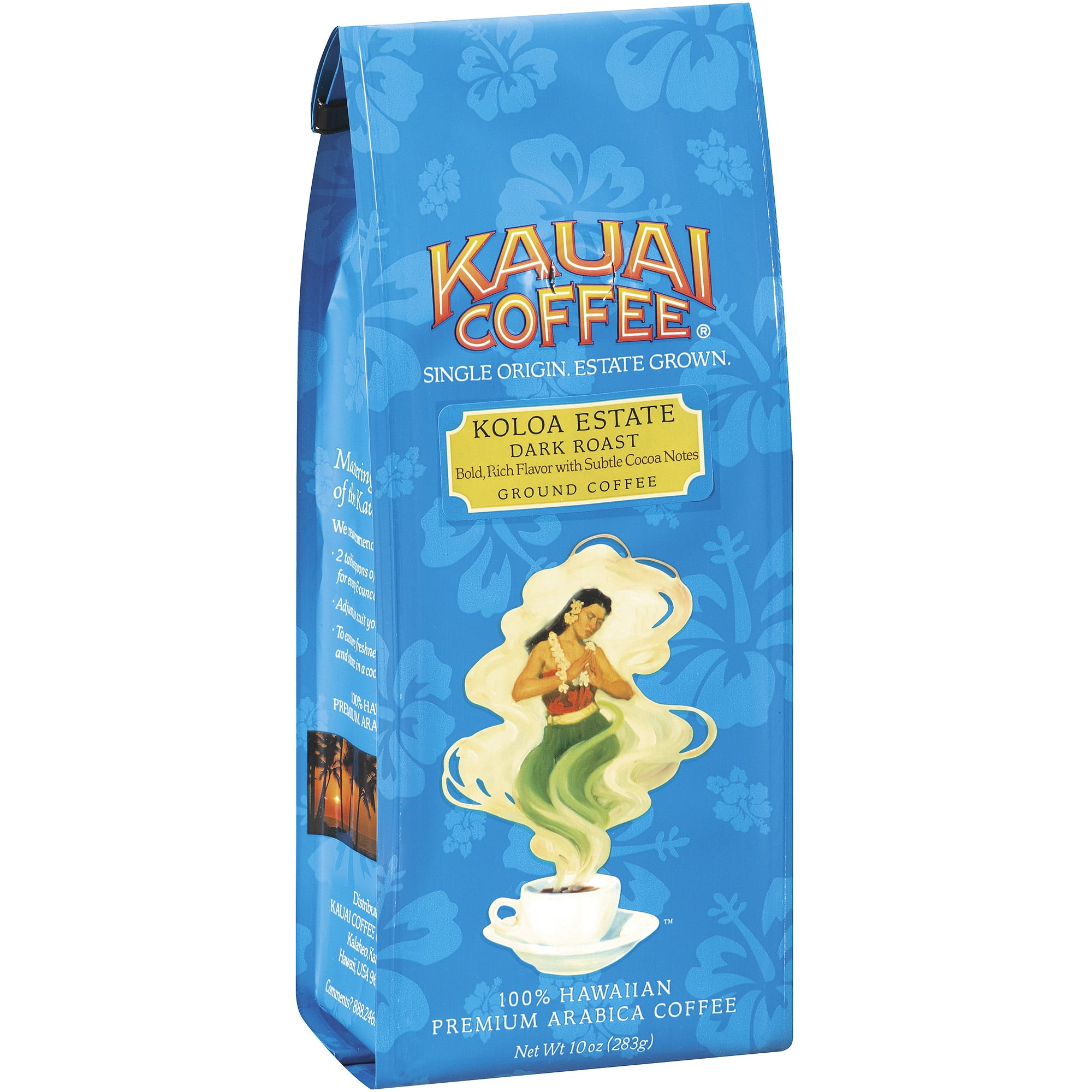 Kauai Coffee Coconut Caramel Crunch Ground Coffee, 10 oz