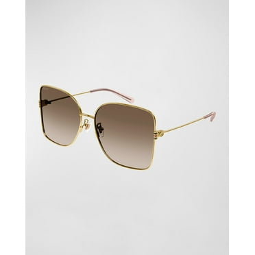 GUCCI GG1282SA-003-62  Sunglasses Size 62mm 140mm 16mm gold Women NEW