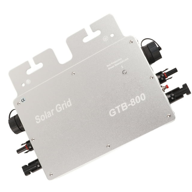 800W Solar Grid Tie Micro Inverter WiFi Control Automatic Identification Anti Reflux DC To AC Grid Connected Solar Panel Inverter, High Accuracy Waterproof Micro Inverter Solar