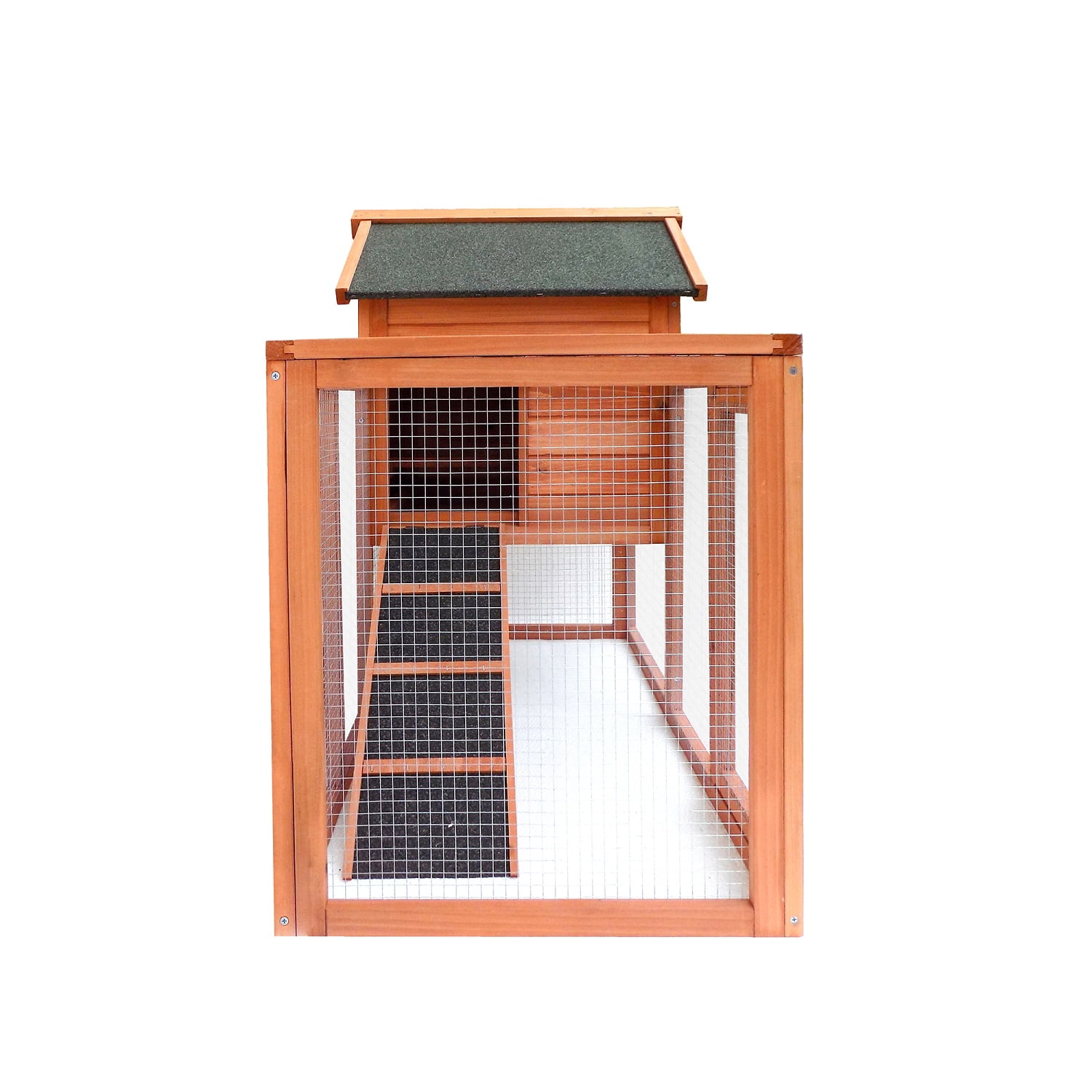streakboard 48'' Chicken Coop Wooden Hen House Rabbit Hutch Outdoor Backyard Poultry Cage