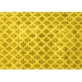 thumbnail image 1 of Ahgly Company Machine Washable Indoor Rectangle Persian Yellow Traditional Area Rugs, 4' x 6', 1 of 4