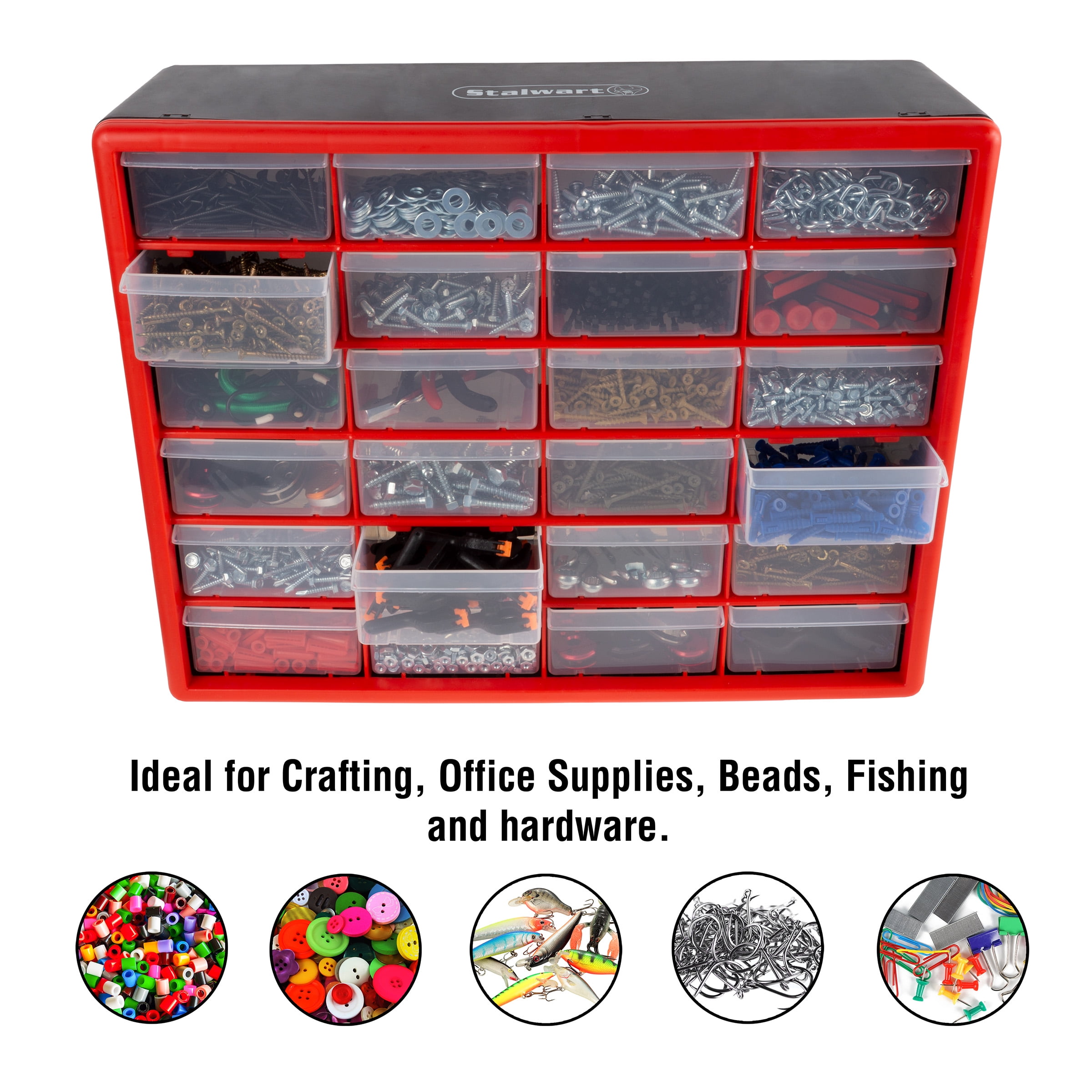 Drawer Cabinet Storage Organizer Hardware Parts Component Craft