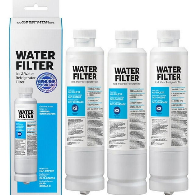 Filtre à Eau DA97-17376B DA97-08006C HAF-QIN Filtre à Eau pour Réfrigérateur-Semaine