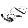 thumbnail image 2 of Auriculares monoaurales con cable con cancelación de ruido y manos libres RJ11 de plata Sunnimix auriculares monoaurales, 2 of 8