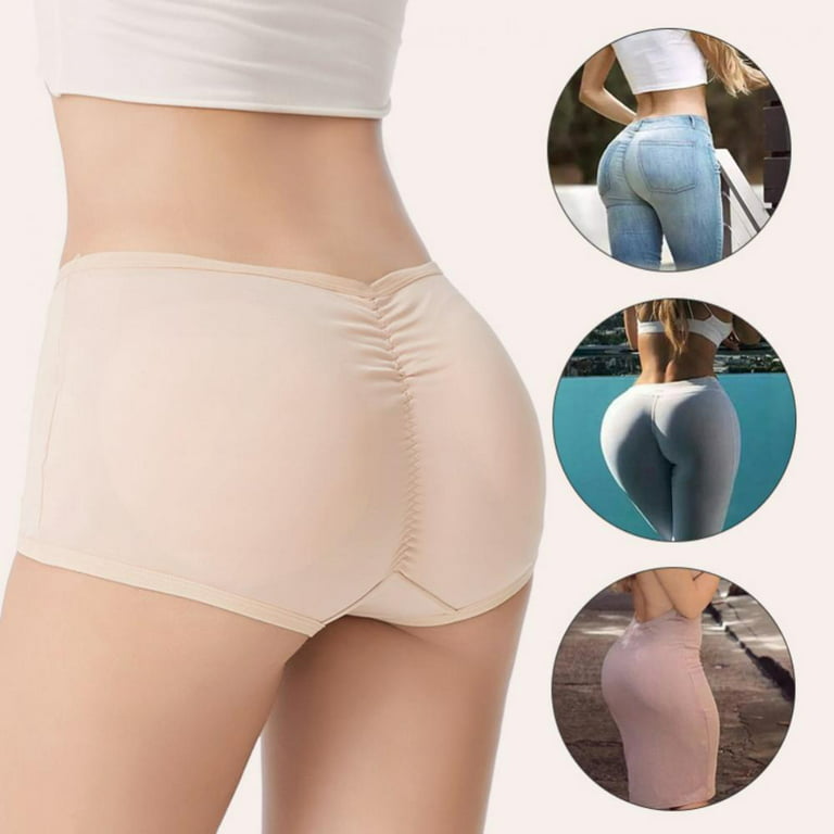 Women's Low Waist Sexy Padding Panties Bum Padded Butt Lifter Brief Panty