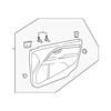Genuine OE Volvo Door Trim Panel - 39816019