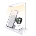thumbnail image 6 of Uutvery 15W Fast Wireless Charging Desk Lamp Bedside Light, 4 in 1 Multifunction Table Lamp with 3 Modes, Phone Watch Headset Charging Station, 6 of 6